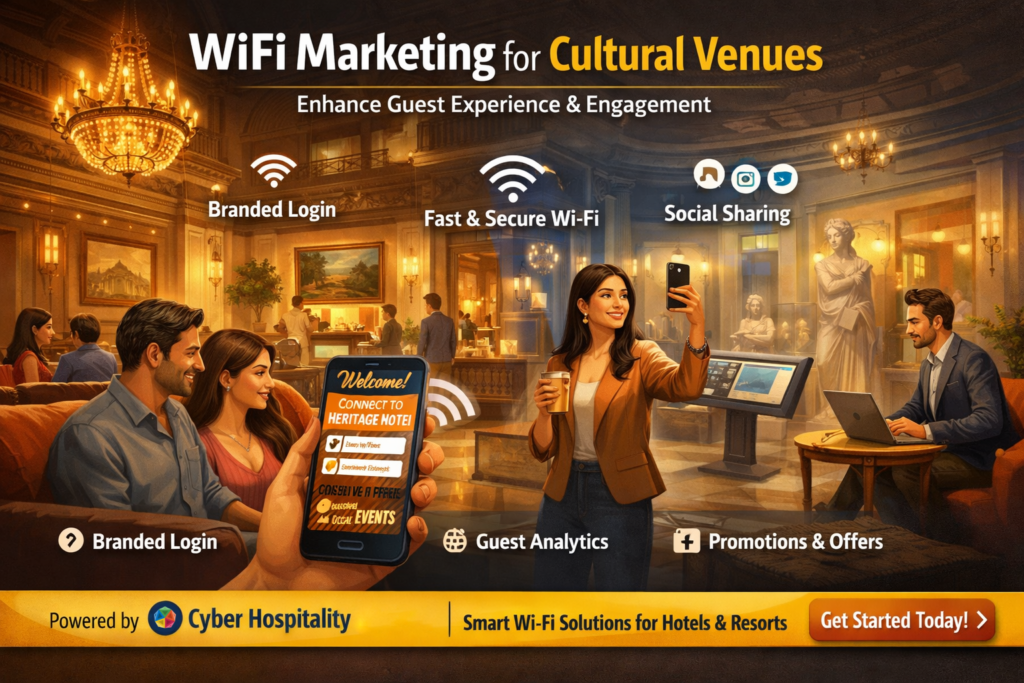 WiFi Marketing for Cultural Venues enhancing guest digital experience