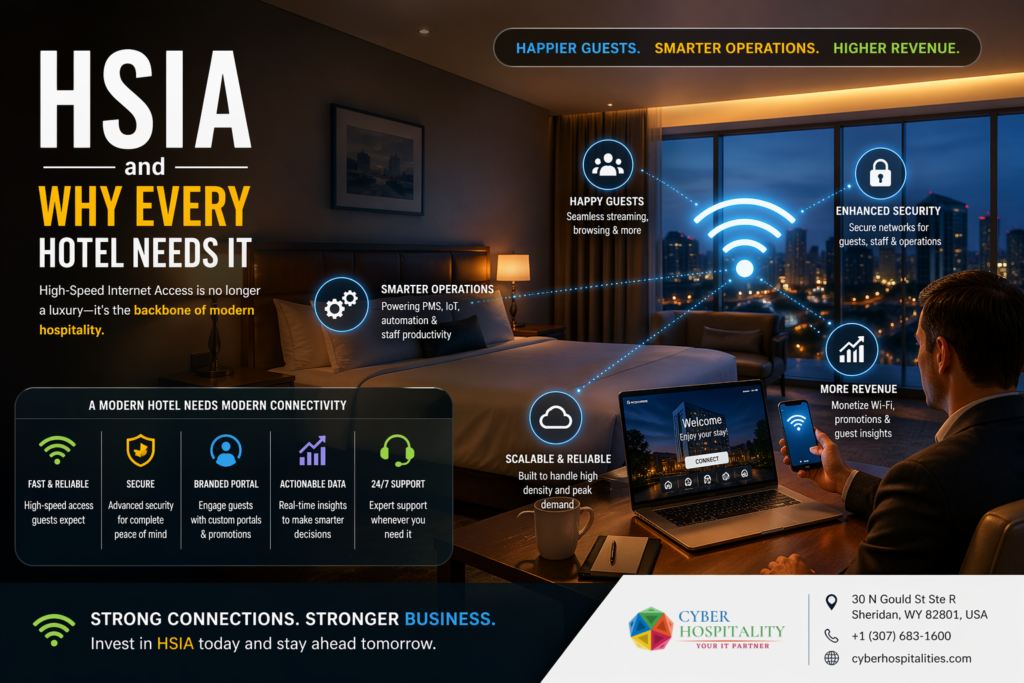 HSIA for Hotels: Why High-Speed Internet is Essential