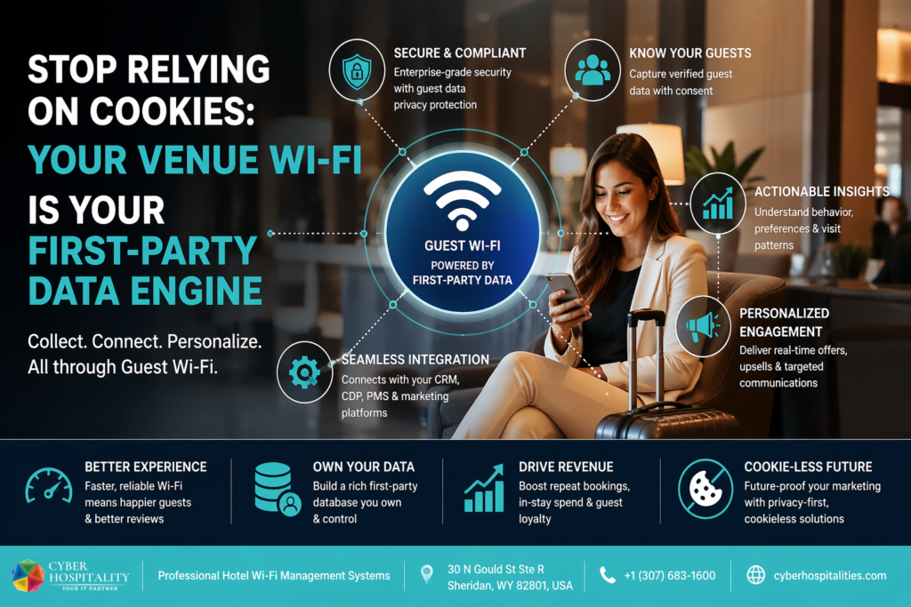 Stop Relying on Cookies: Your Venue Wi-Fi is Your First-Party Data Engine